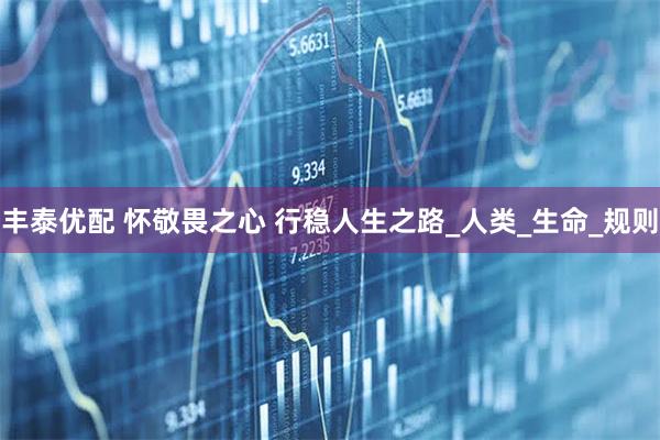 丰泰优配 怀敬畏之心 行稳人生之路_人类_生命_规则