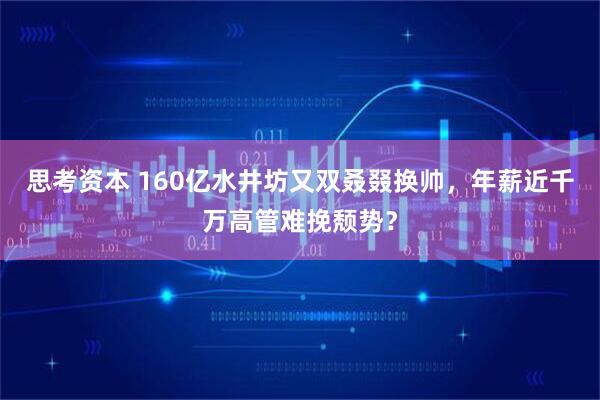 思考资本 160亿水井坊又双叒叕换帅，年薪近千万高管难挽颓势？