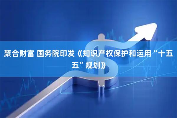 聚合财富 国务院印发《知识产权保护和运用“十五五”规划》